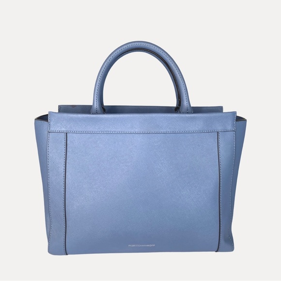 REBECCA MINKOFF Monroe leather double handle adjustable shoulder strap tote bag - Picture 3 of 11